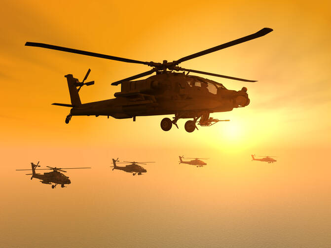 Boeing's Apache attack helicopter is one of America's leading exports. (iStock/MR1805)